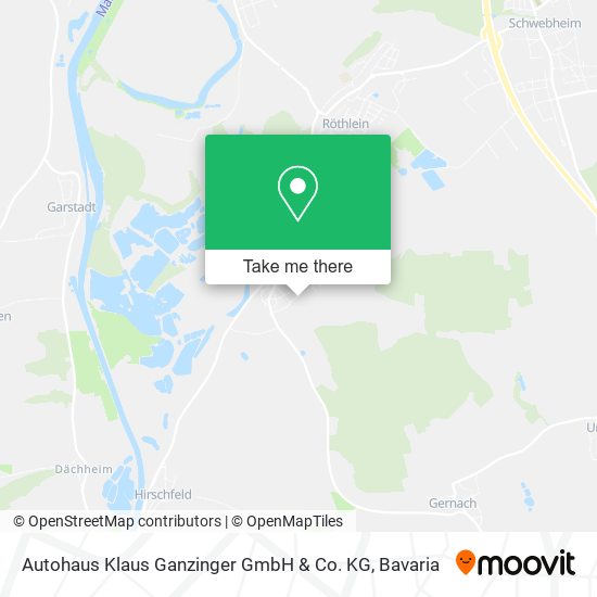 Autohaus Klaus Ganzinger GmbH & Co. KG map