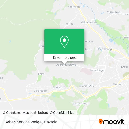 Карта Reifen Service Weigel