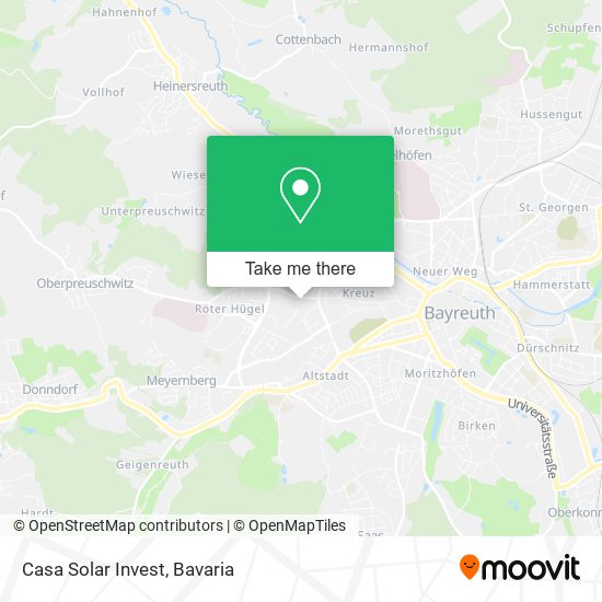 Casa Solar Invest map