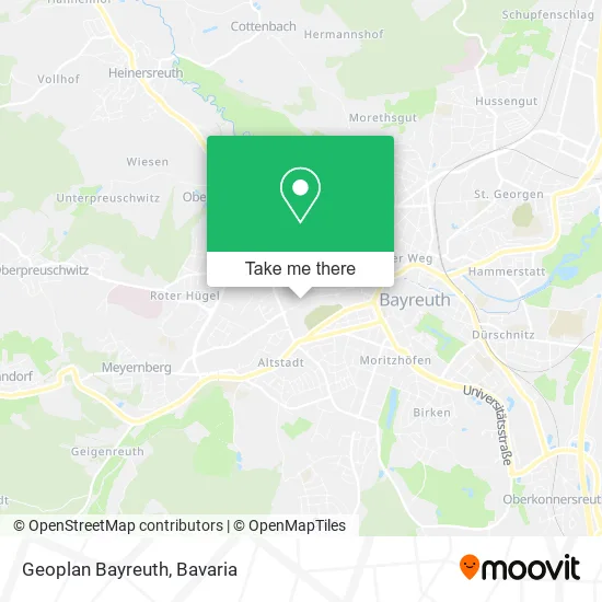 Карта Geoplan Bayreuth
