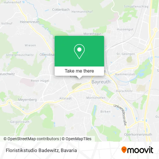Карта Floristikstudio Badewitz