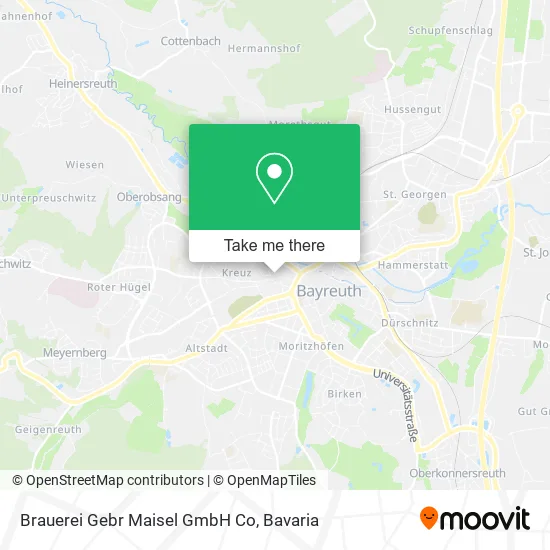 Карта Brauerei Gebr Maisel GmbH Co