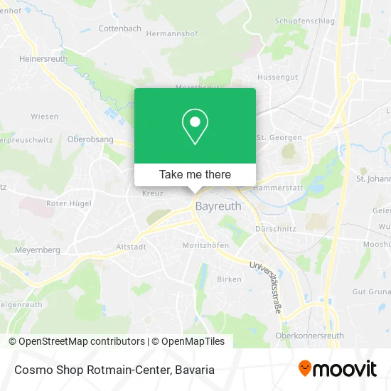 Карта Cosmo Shop Rotmain-Center