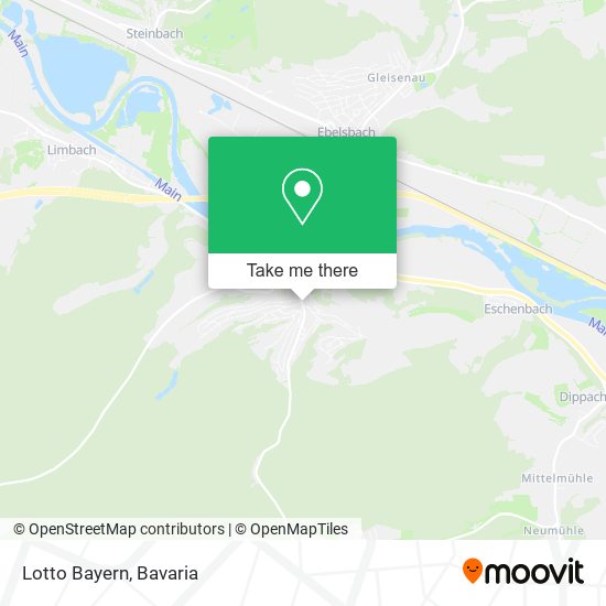 Lotto Bayern map