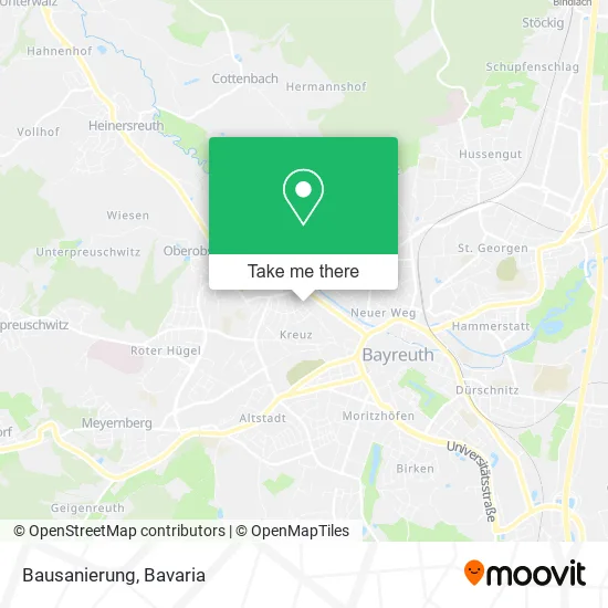 Карта Bausanierung