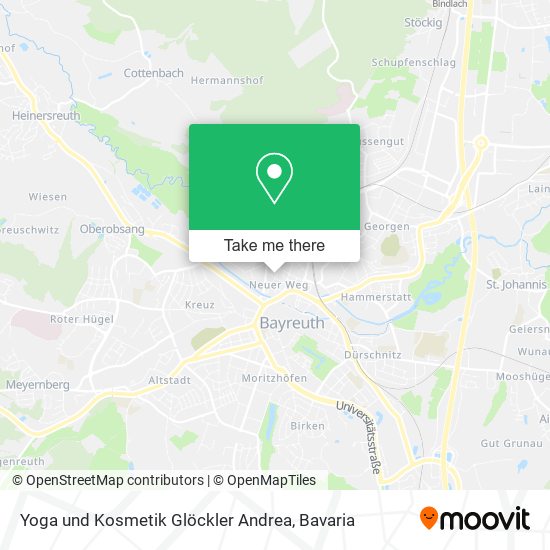 Yoga und Kosmetik Glöckler Andrea map