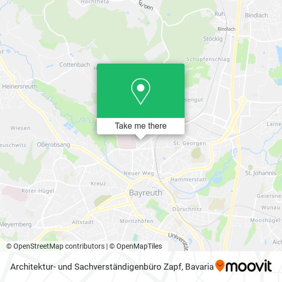 Architektur- und Sachverständigenbüro Zapf map