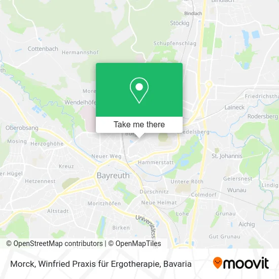 Карта Morck, Winfried Praxis für Ergotherapie