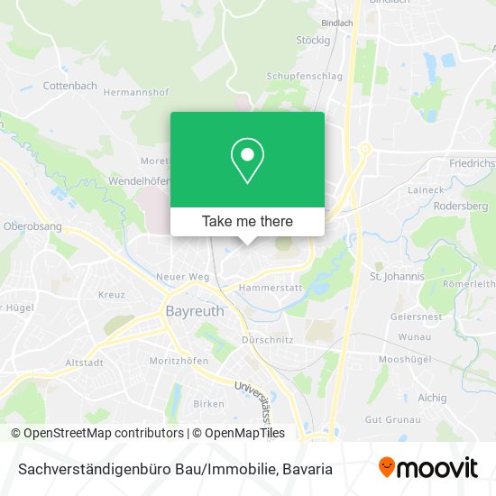 Карта Sachverständigenbüro Bau / Immobilie