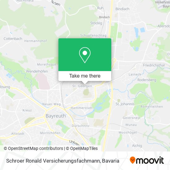 Schroer Ronald Versicherungsfachmann map