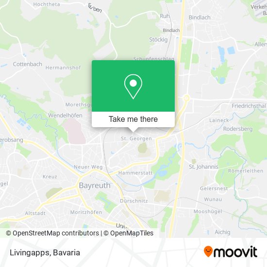 Livingapps map