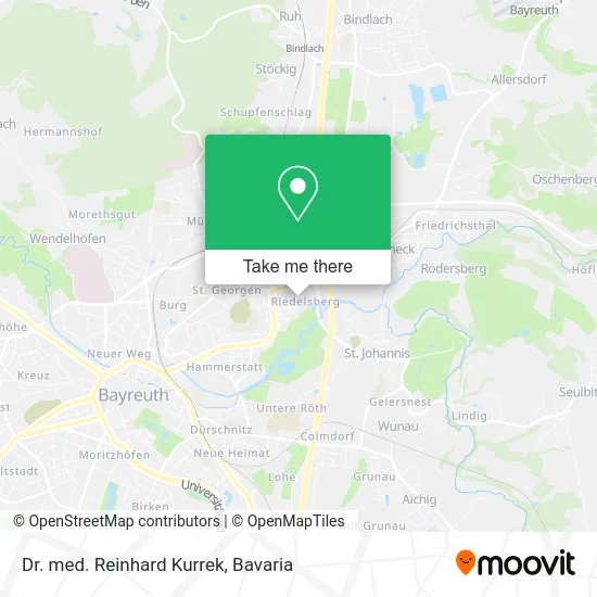 Карта Dr. med. Reinhard Kurrek