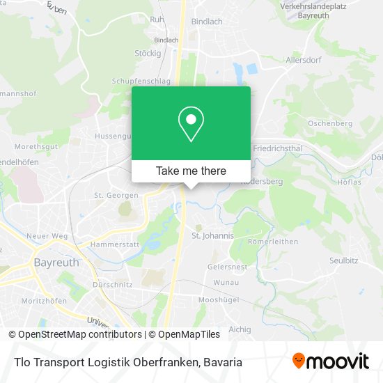 Tlo Transport Logistik Oberfranken map