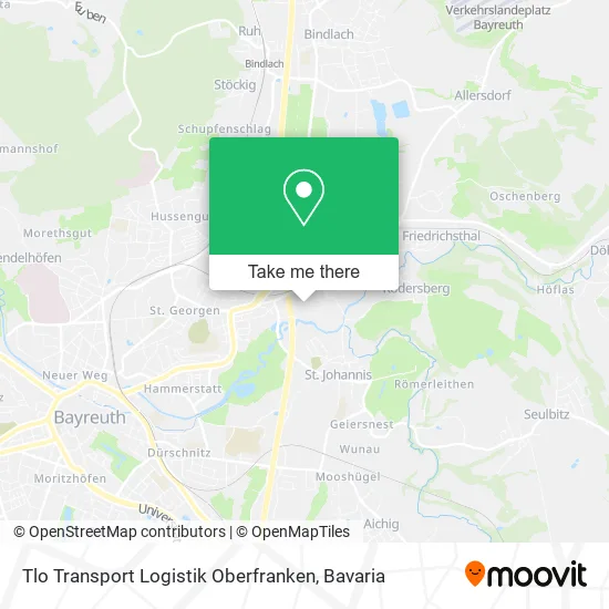 Карта Tlo Transport Logistik Oberfranken