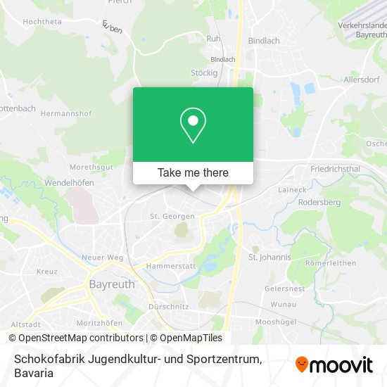 Schokofabrik Jugendkultur- und Sportzentrum map