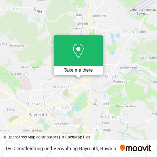 Dv Dienstleistung und Verwaltung Bayreuth map