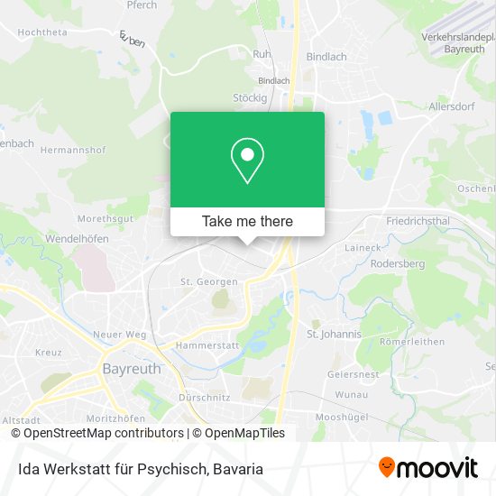 Ida Werkstatt für Psychisch map