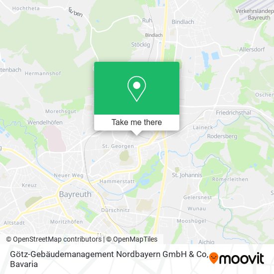 Götz-Gebäudemanagement Nordbayern GmbH & Co map