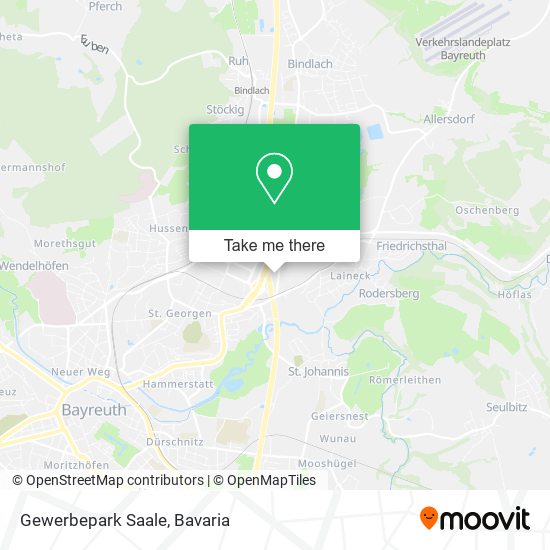 Gewerbepark Saale map