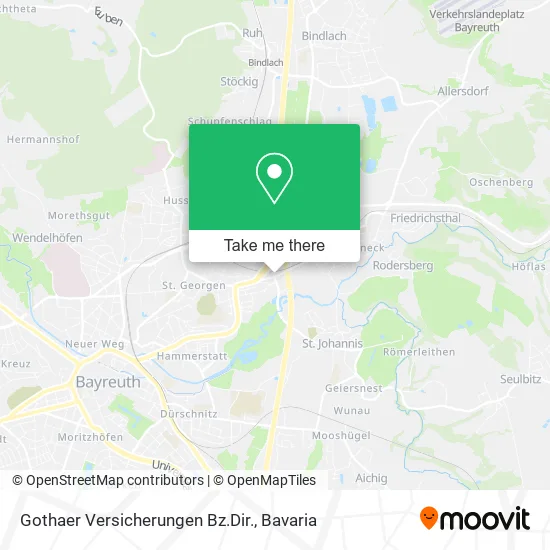 Карта Gothaer Versicherungen Bz.Dir.