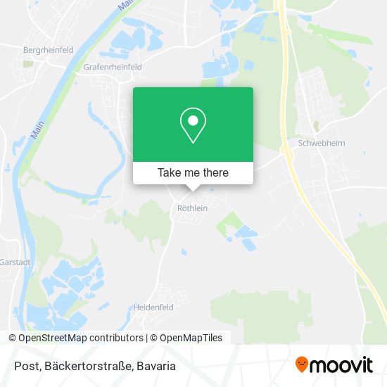 Post, Bäckertorstraße map