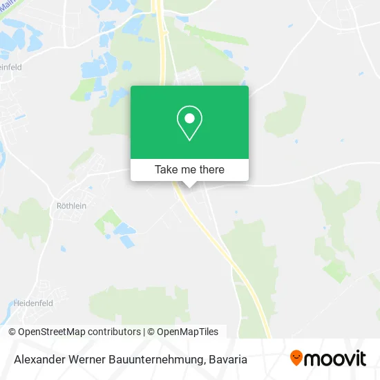 Карта Alexander Werner Bauunternehmung