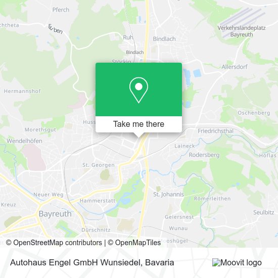 Autohaus Engel GmbH Wunsiedel map
