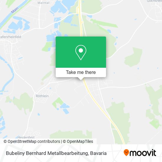 Bubeliny Bernhard Metallbearbeitung map