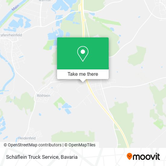 Schäflein Truck Service map