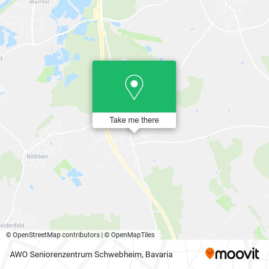 Карта AWO Seniorenzentrum Schwebheim