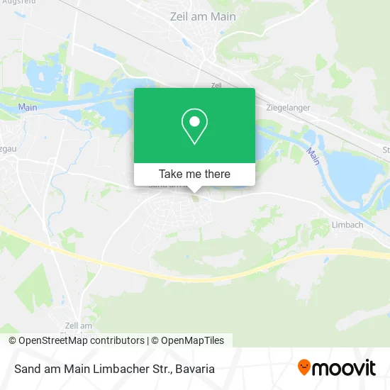 Sand am Main Limbacher Str. map