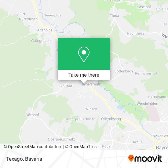 Texago map