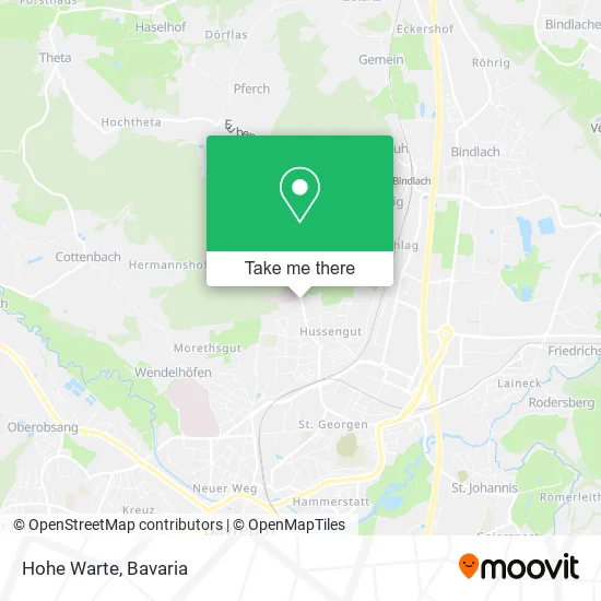 Карта Hohe Warte