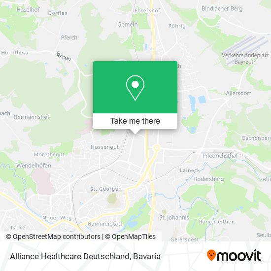 Alliance Healthcare Deutschland map