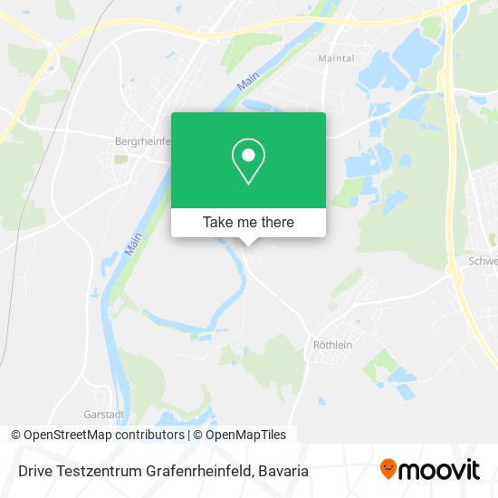 Карта Drive Testzentrum Grafenrheinfeld