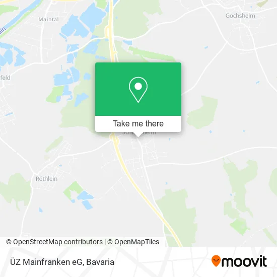 Карта ÜZ Mainfranken eG