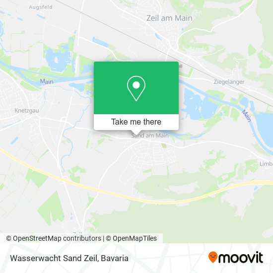 Wasserwacht Sand Zeil map