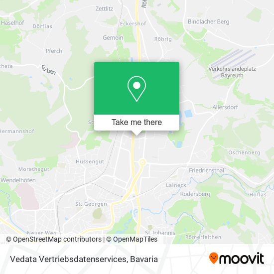 Vedata Vertriebsdatenservices map