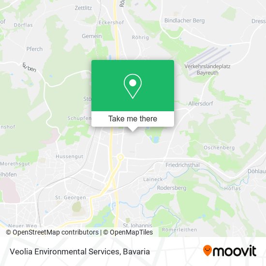 Veolia Environmental Services map