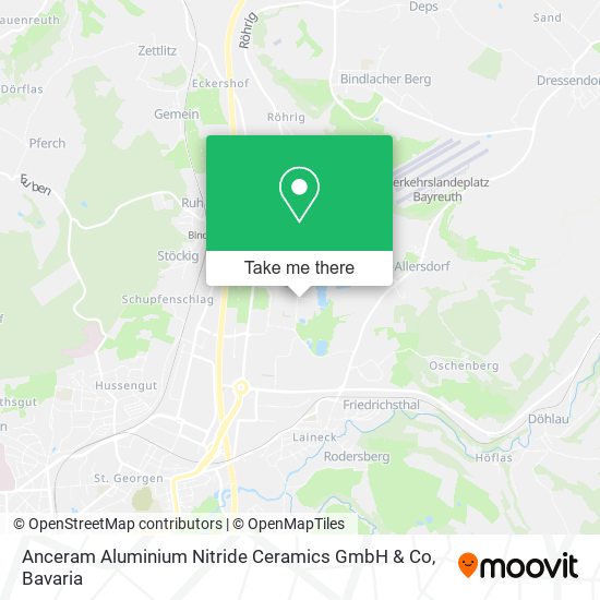 Anceram Aluminium Nitride Ceramics GmbH & Co map