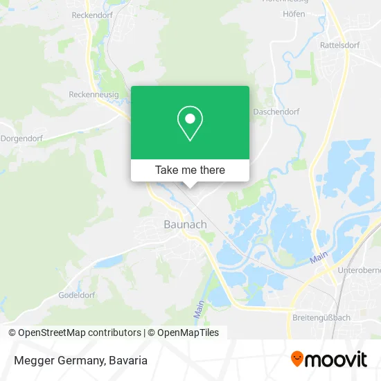 Карта Megger Germany