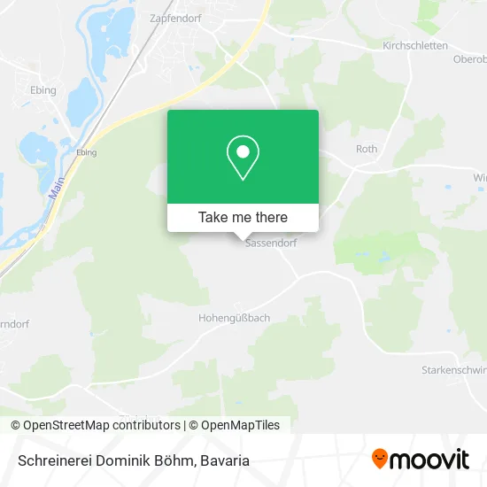 Карта Schreinerei Dominik Böhm