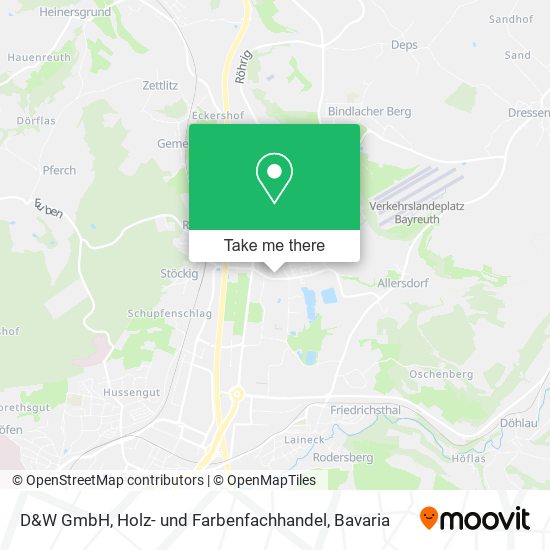 D&W GmbH, Holz- und Farbenfachhandel map