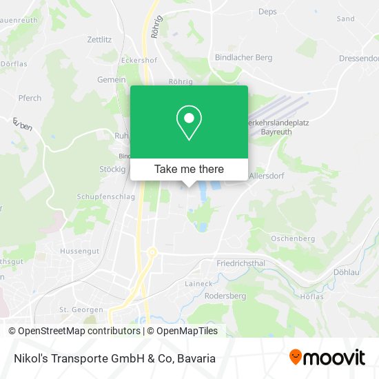 Nikol's Transporte GmbH & Co map