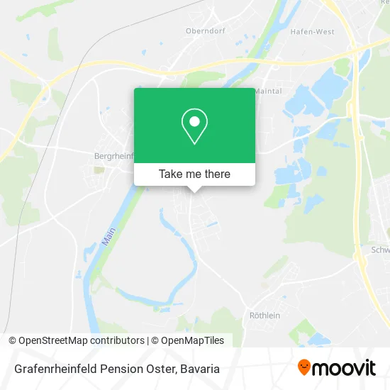 Карта Grafenrheinfeld Pension Oster