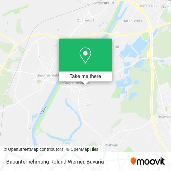 Bauunternehmung Roland Werner map