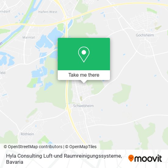 Hyla Consulting Luft-und Raumreinigungssysteme map