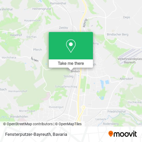 Карта Fensterputzer-Bayreuth
