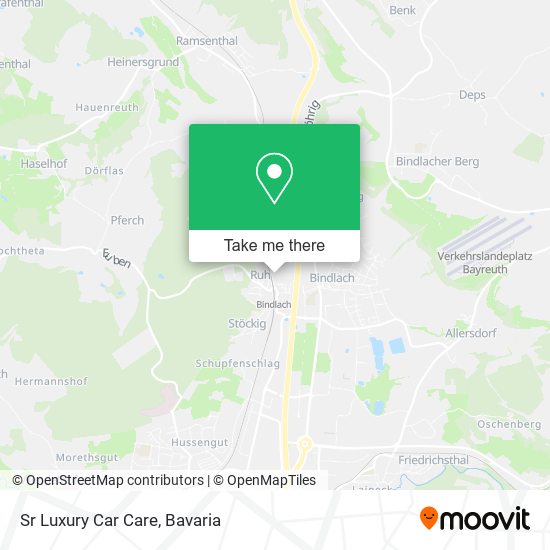 Sr Luxury Car Care map