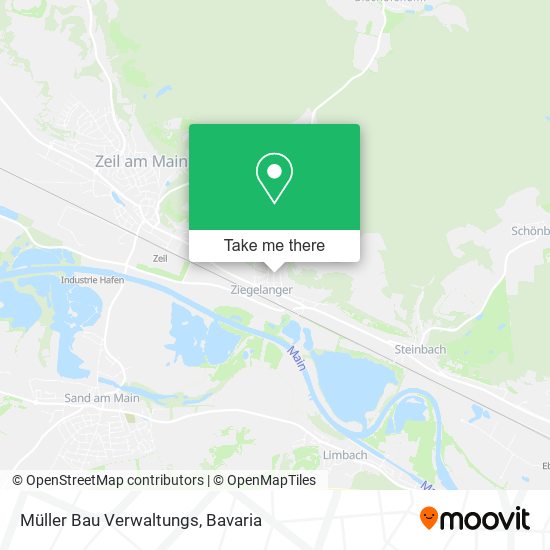 Müller Bau Verwaltungs map